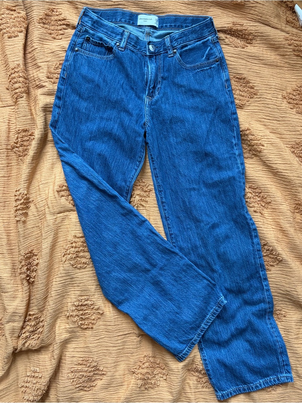 Abercrombie & Fitch Blue Kids Straight-Leg Jeans